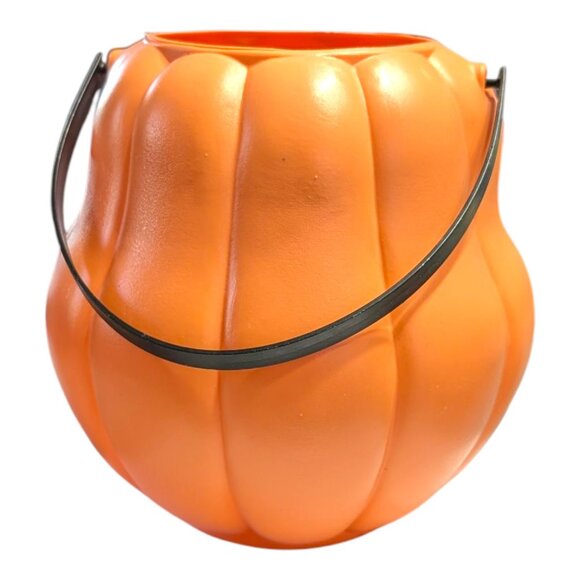 Vtg Disney Winnie The Pooh Halloween Pumpkin Blow Mold Candy Pail Bucket - Picture 3 of 7